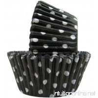 Regency Wraps Greaseproof Baking Cups Black Polka Dots 40 Count Standard. - B006BE83LC